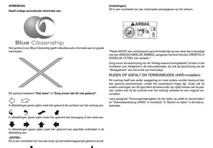 2015-2016 Nissan Qashqai Owner's Manual | Dutch