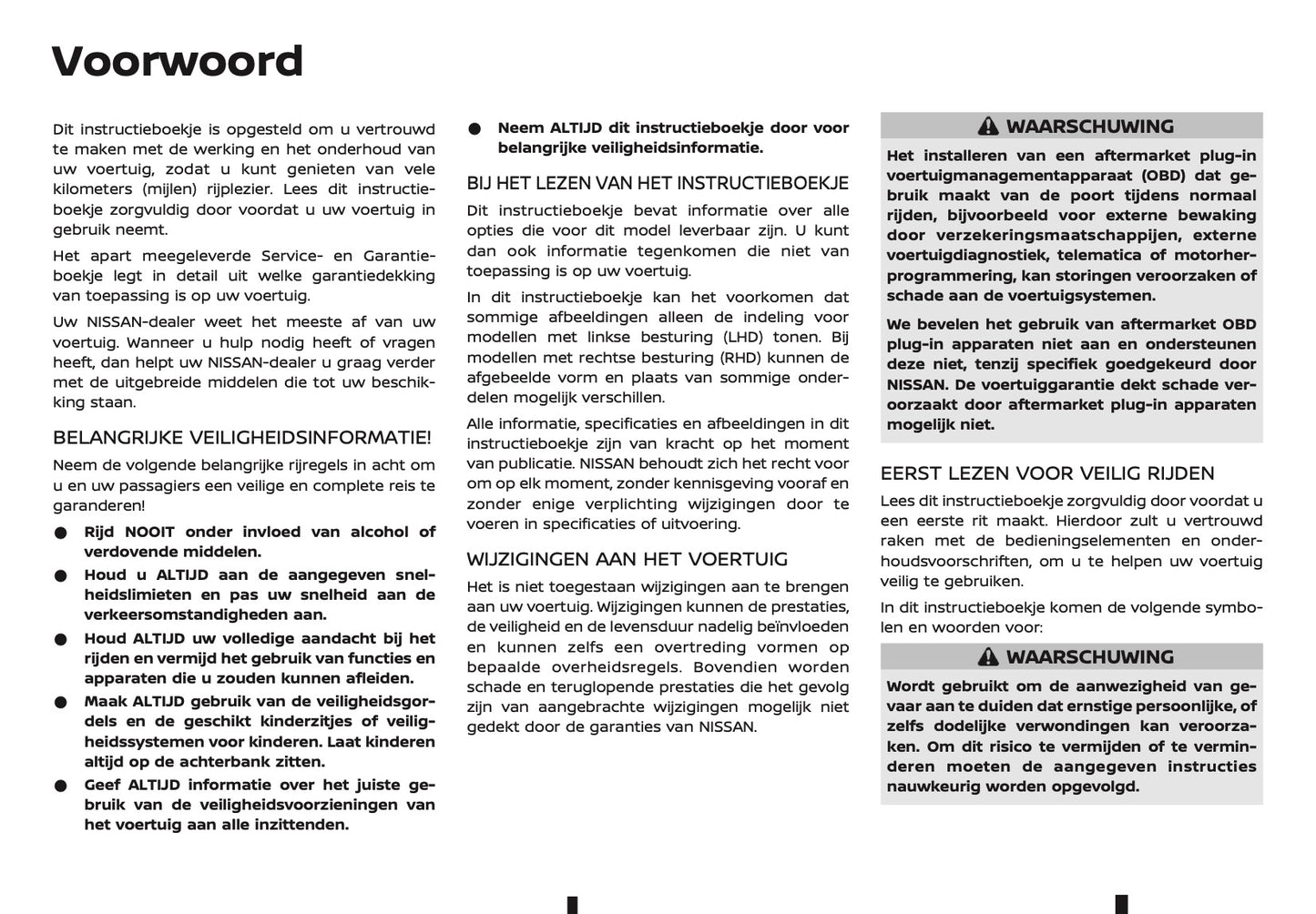 2024-2025 Nissan Qashqai Owner's Manual | Dutch