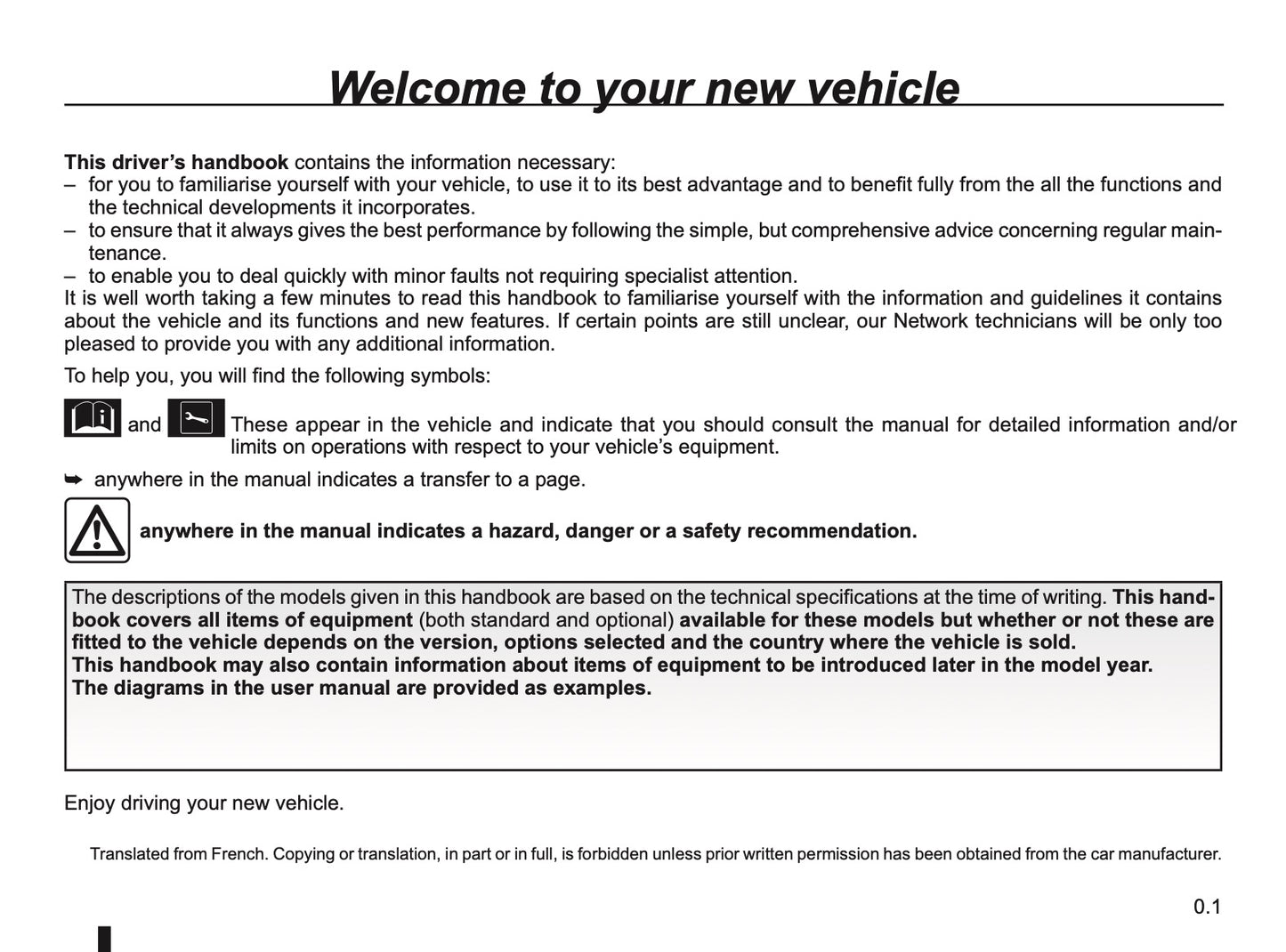 2022-2023 Nissan Townstar Owner's Manual | English