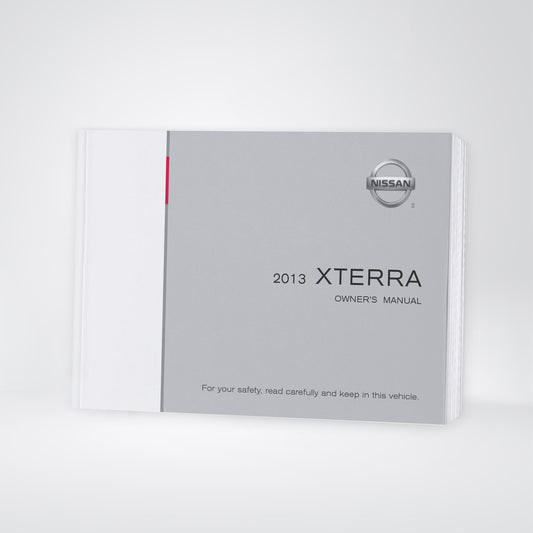 2013 Nissan Xterra Owner's Manual | English