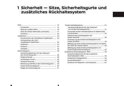2024-2025 Nissan X-Trail Owner's Manual | German