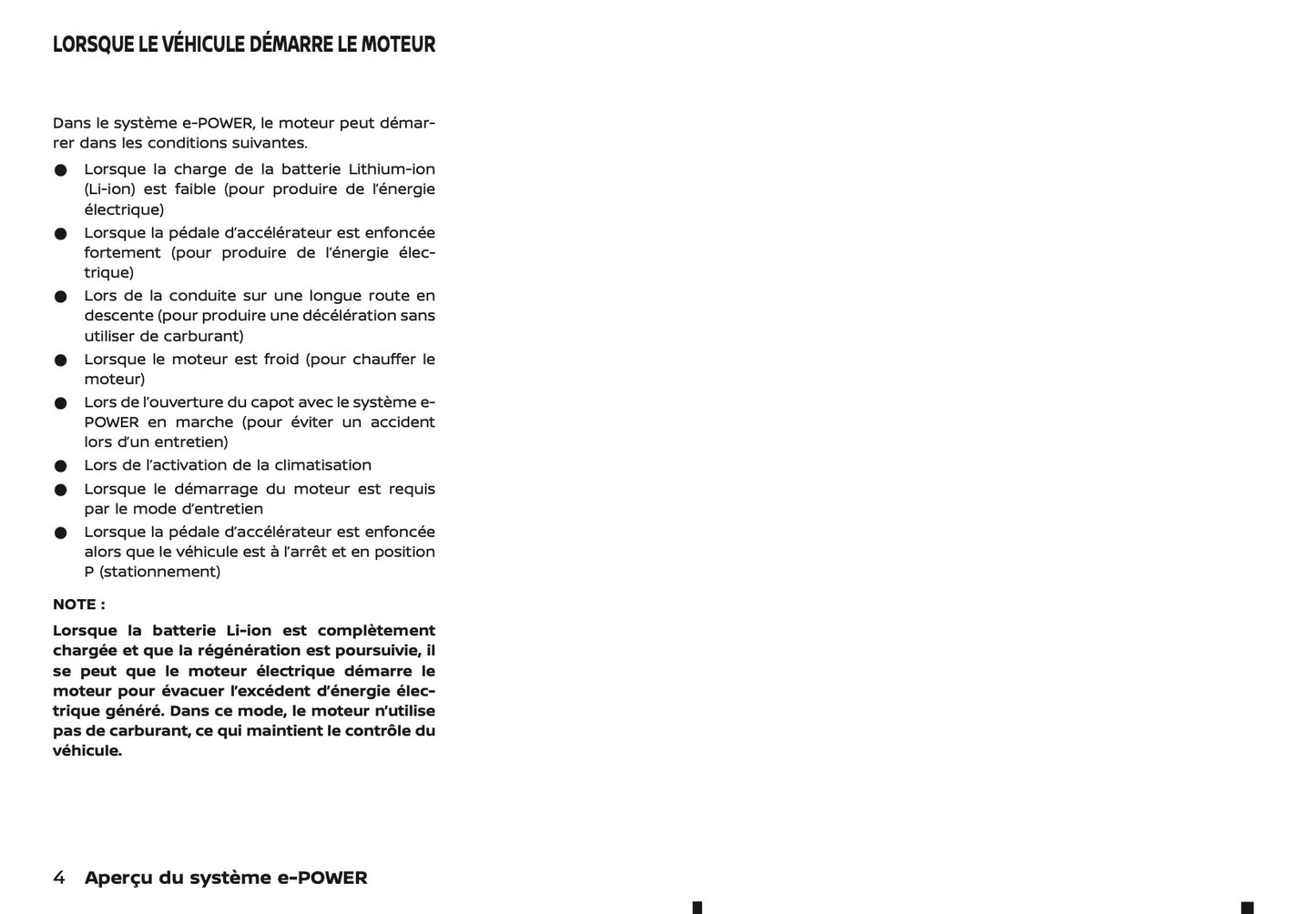 2024-2025 Nissan X-Trail e-Power Owner's Manual | French