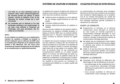 2024-2025 Nissan X-Trail e-Power Owner's Manual | French