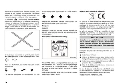2024-2025 Nissan X-Trail e-Power Owner's Manual | French