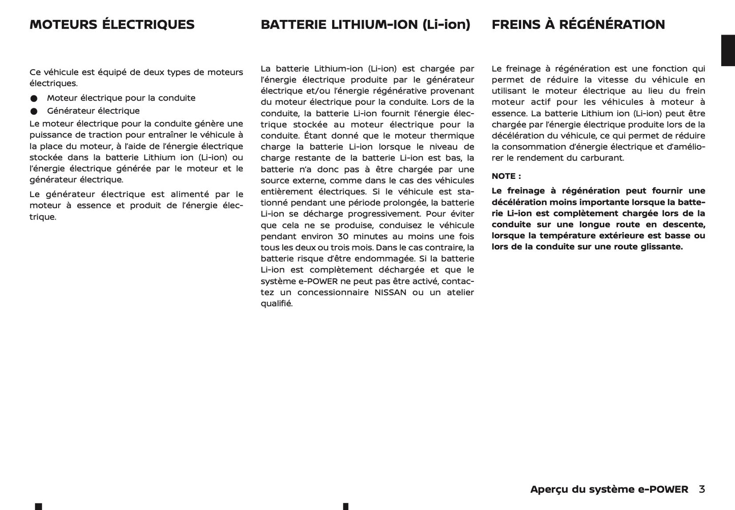 2024-2025 Nissan X-Trail e-Power Owner's Manual | French