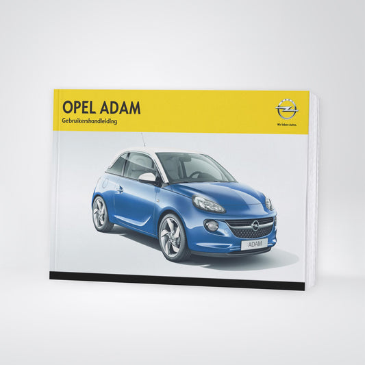 2013 Opel Adam Gebruikershandleiding | Nederlands