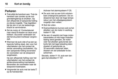 2013 Opel Adam Owner's Manual | Dutch