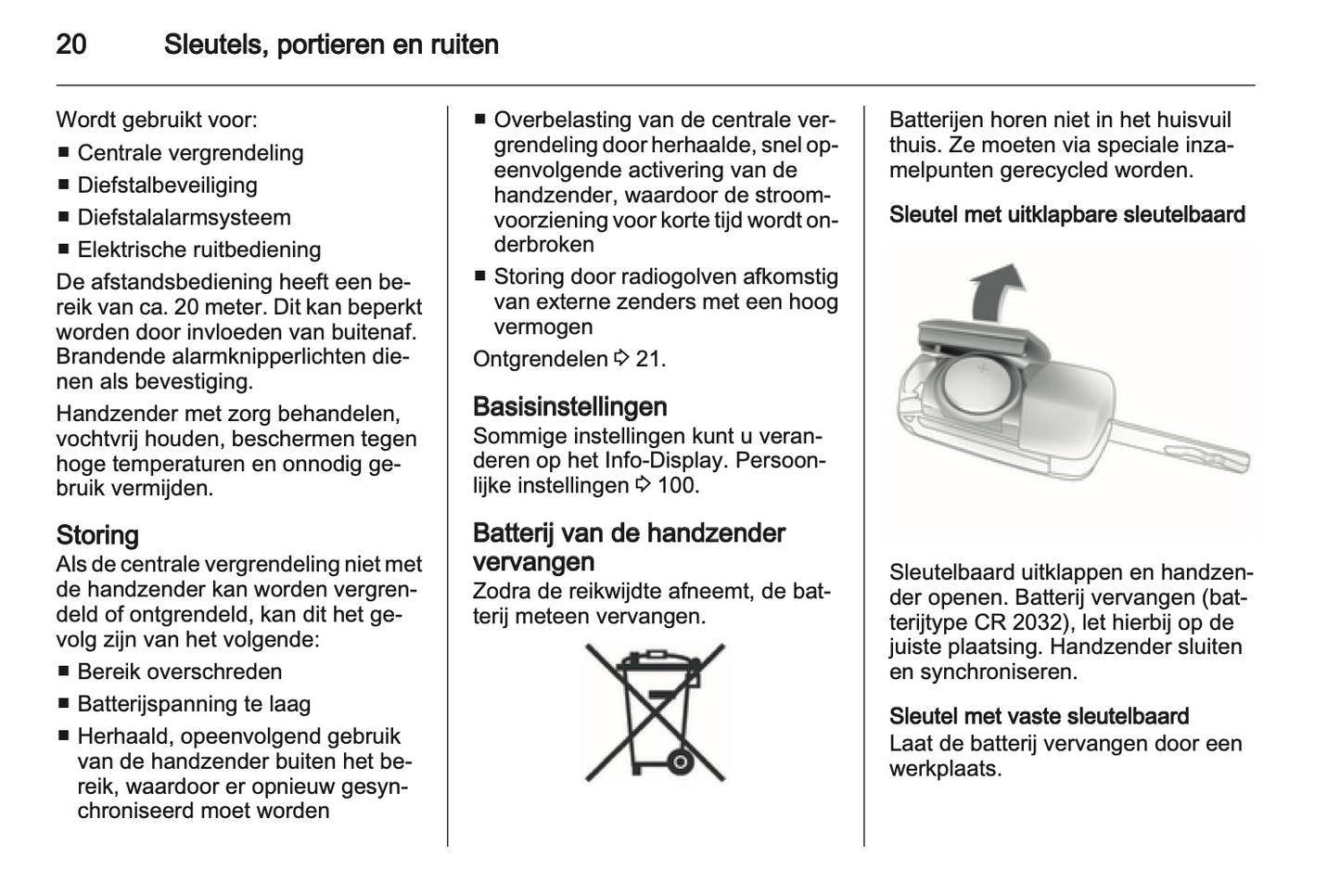 2013 Opel Adam Owner's Manual | Dutch