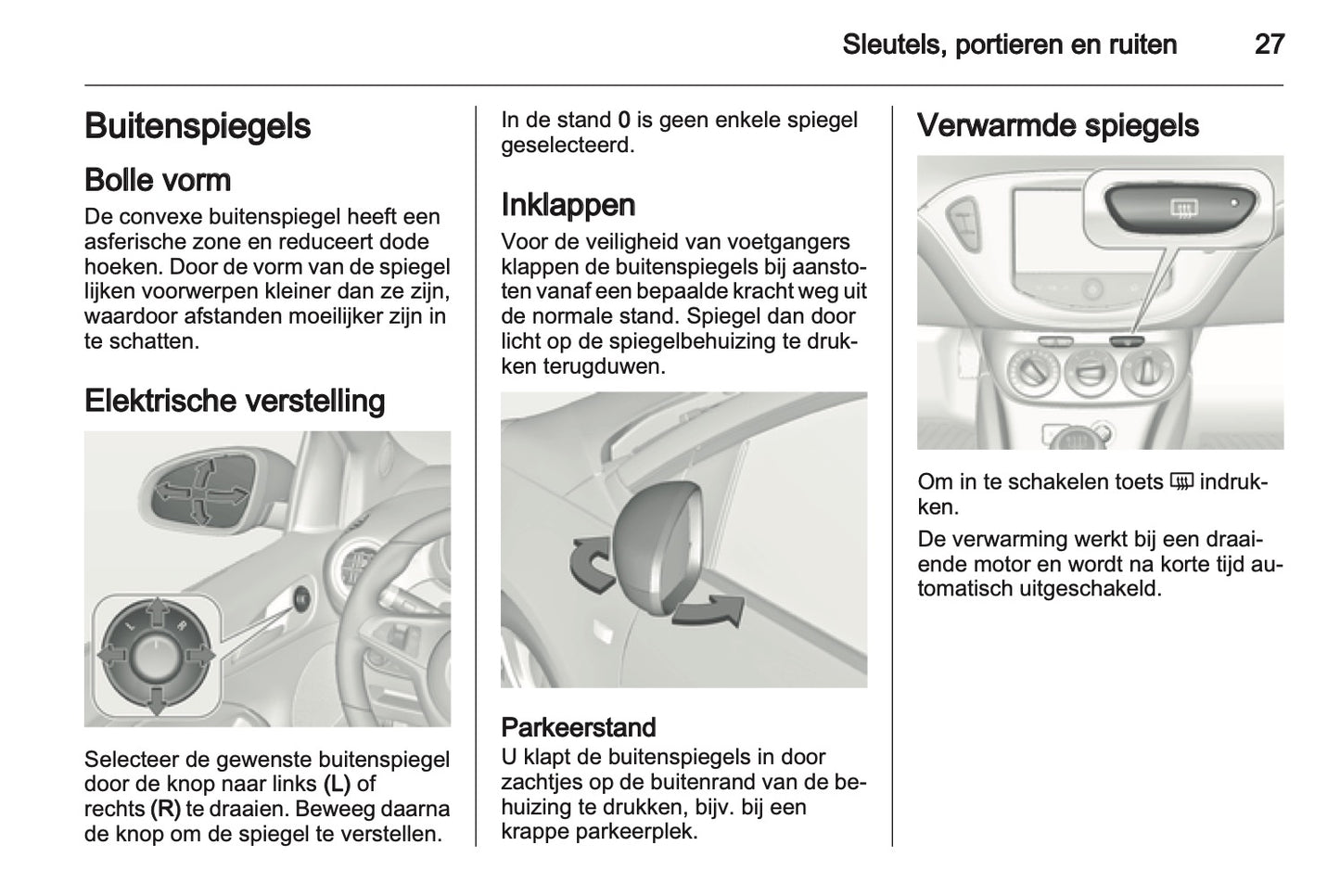 2013 Opel Adam Owner's Manual | Dutch