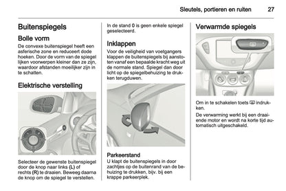 2013 Opel Adam Owner's Manual | Dutch