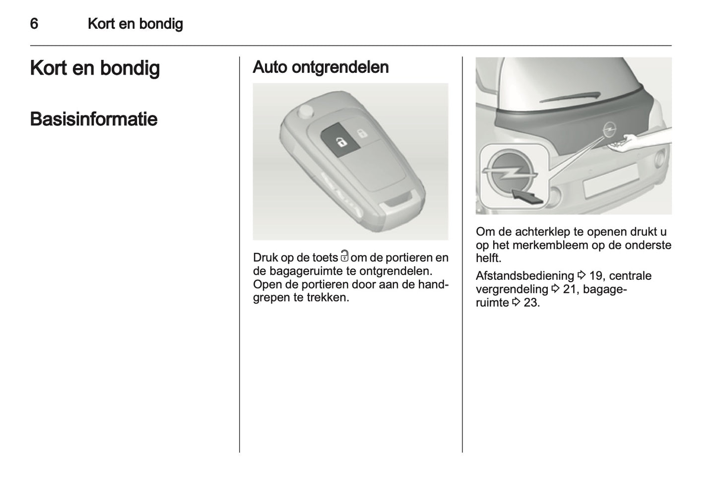 2013 Opel Adam Owner's Manual | Dutch