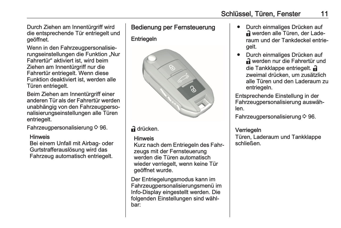 2023-2024 Opel Astra Owner's Manual | German