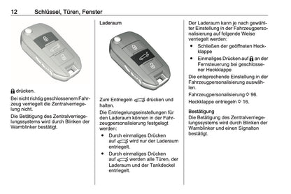 2023-2024 Opel Astra Owner's Manual | German