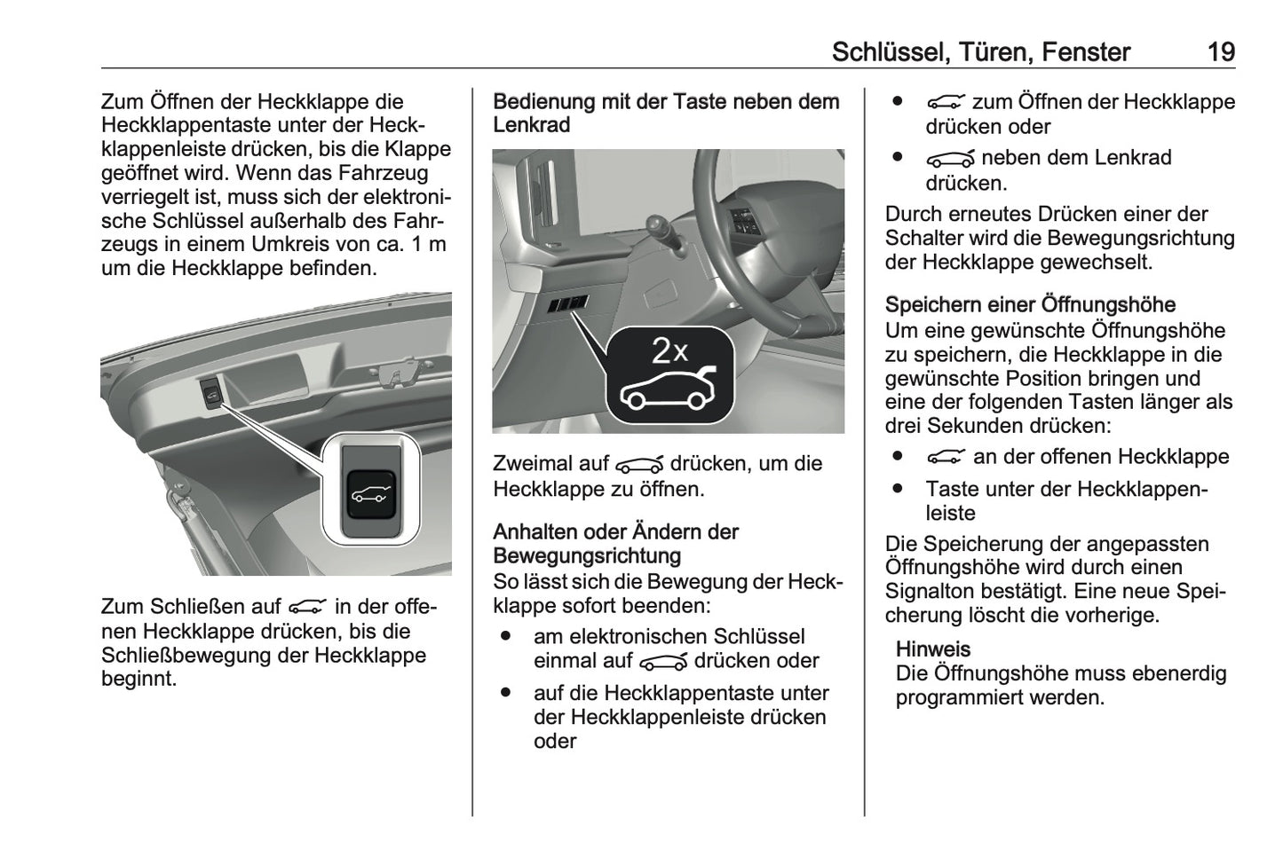 2023-2024 Opel Astra Owner's Manual | German