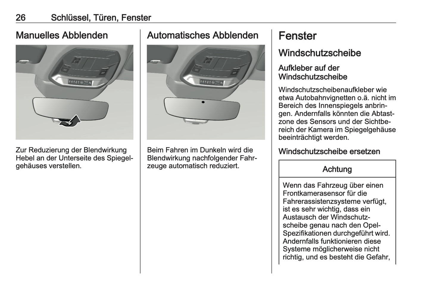2023-2024 Opel Astra Owner's Manual | German