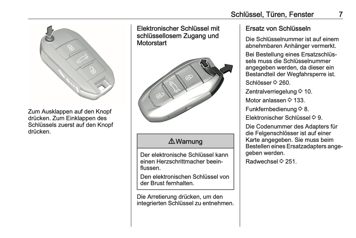 2023-2024 Opel Astra Owner's Manual | German