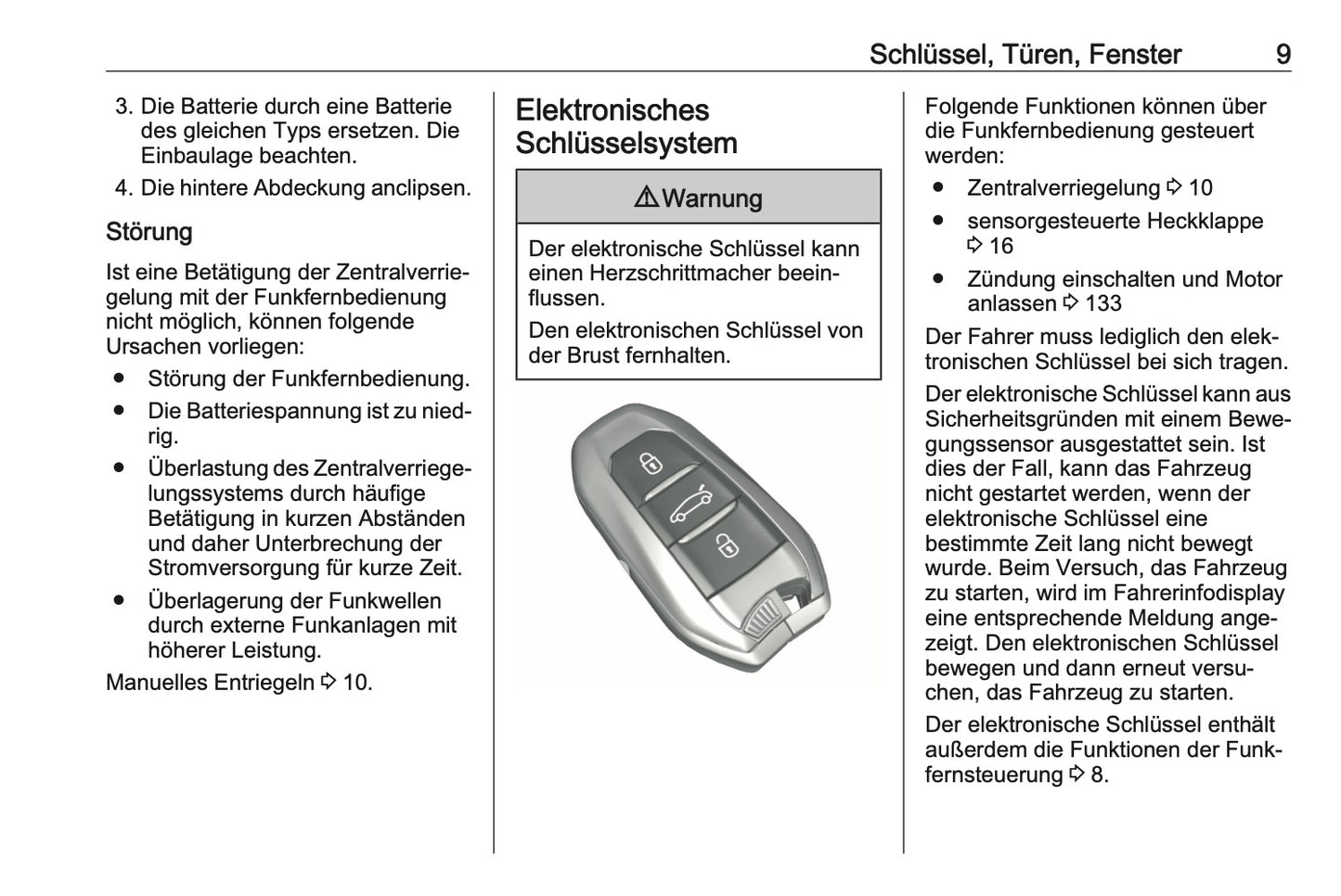 2023-2024 Opel Astra Owner's Manual | German
