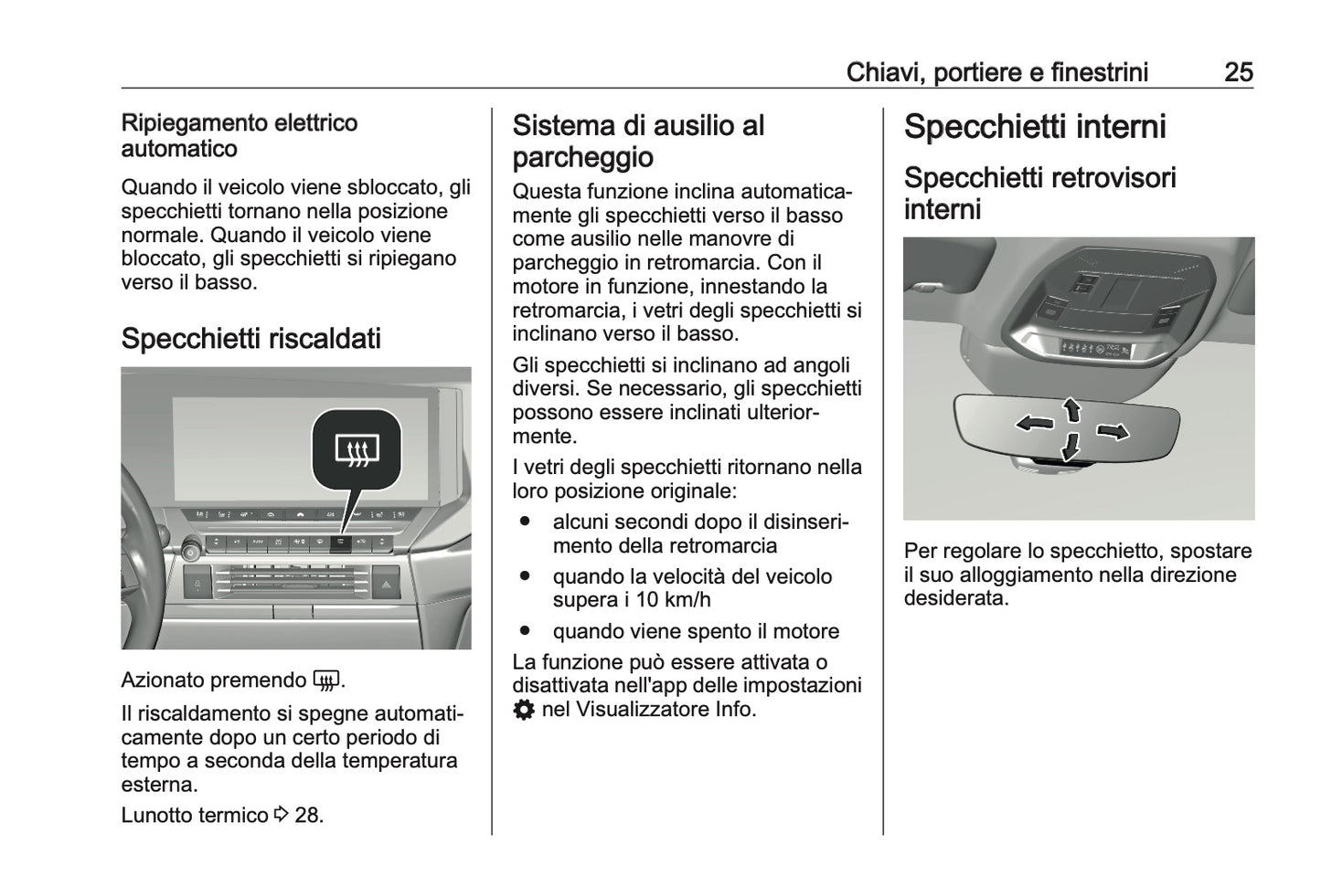 2023-2024 Opel Astra Owner's Manual | Italian