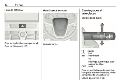 2016 Opel Cascada Owner's Manual | French