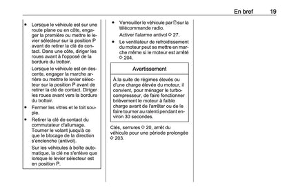 2016 Opel Cascada Owner's Manual | French