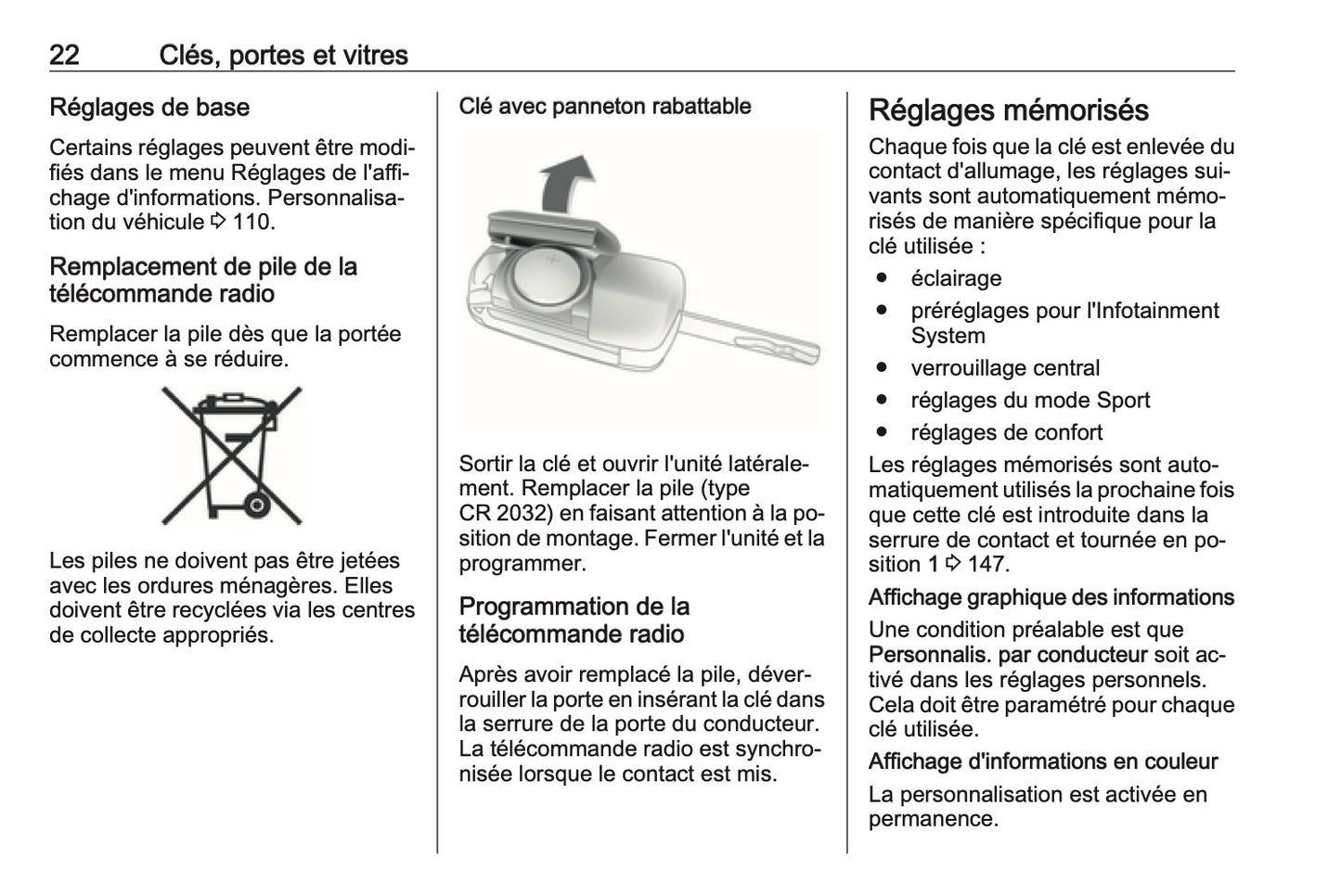2016 Opel Cascada Owner's Manual | French