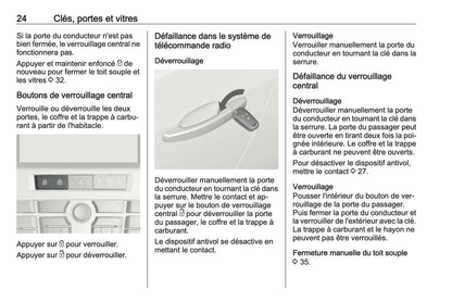 2016 Opel Cascada Owner's Manual | French