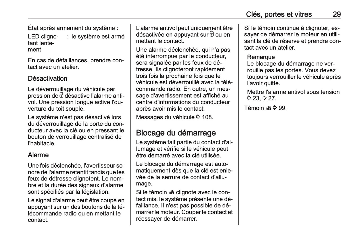 2016 Opel Cascada Owner's Manual | French