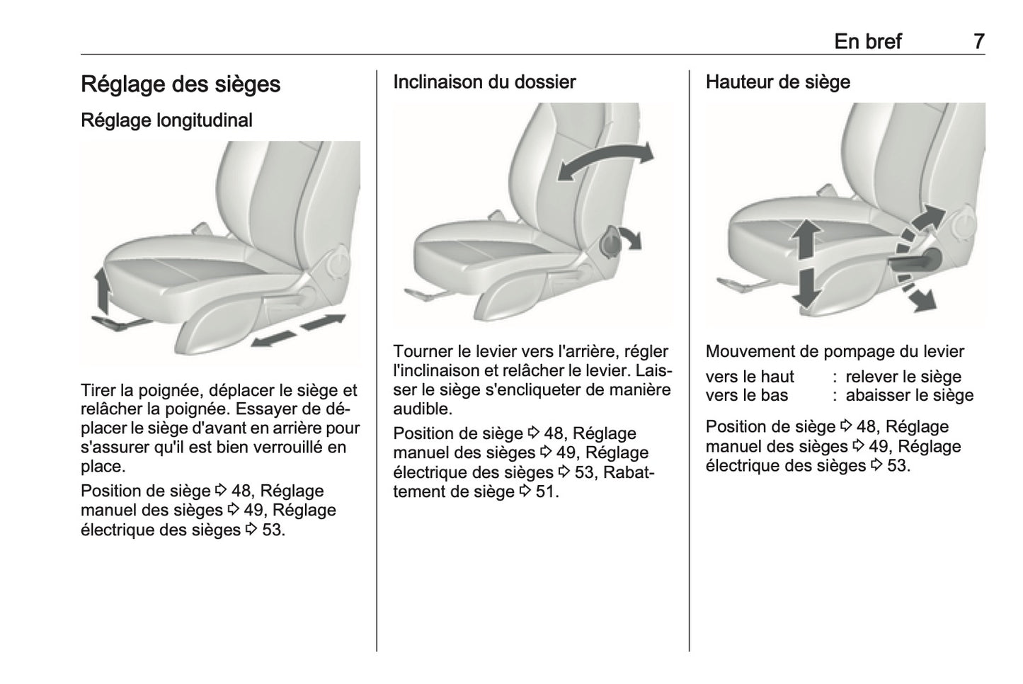 2016 Opel Cascada Owner's Manual | French