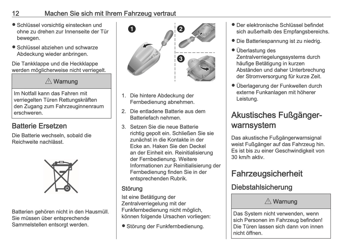2025 Opel Combo Owner's Manual | German