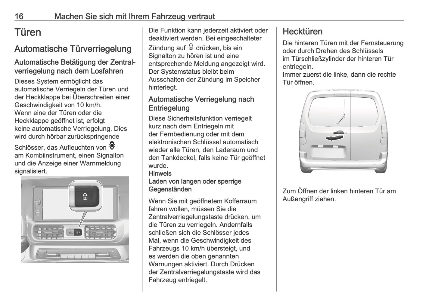 2025 Opel Combo Owner's Manual | German