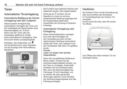 2025 Opel Combo Owner's Manual | German