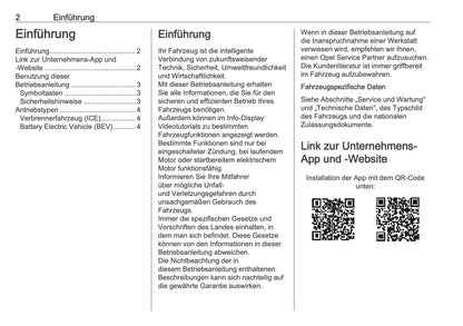 2025 Opel Combo Owner's Manual | German