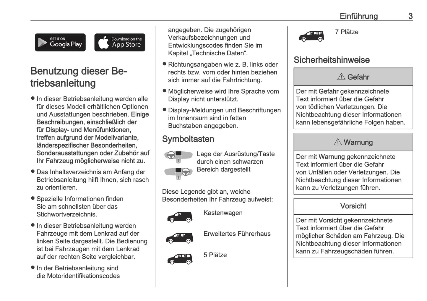 2025 Opel Combo Owner's Manual | German