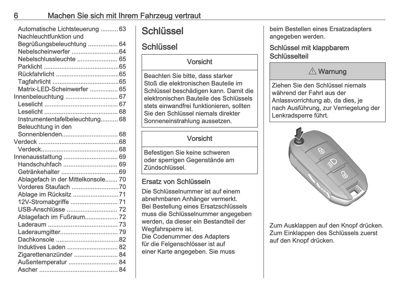 2025 Opel Combo Owner's Manual | German