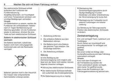 2025 Opel Combo Owner's Manual | German