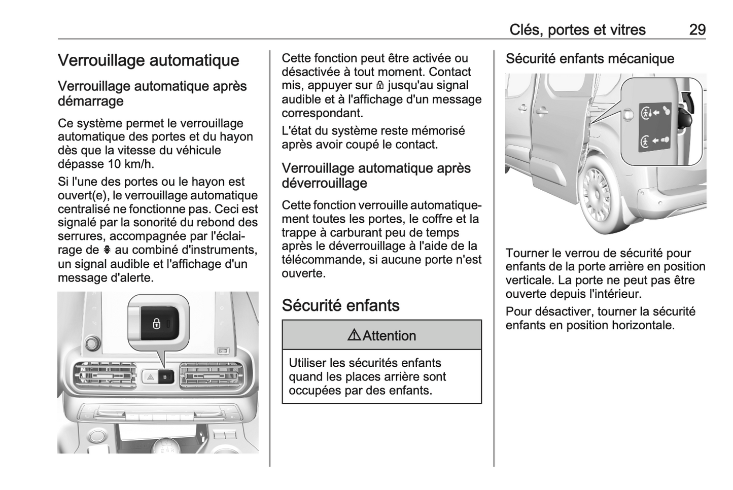 2021 Opel Combo Gebruikershandleiding | Frans