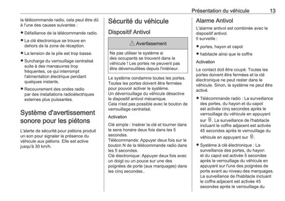 2025 Opel Combo Manuel du propriétaire | Français