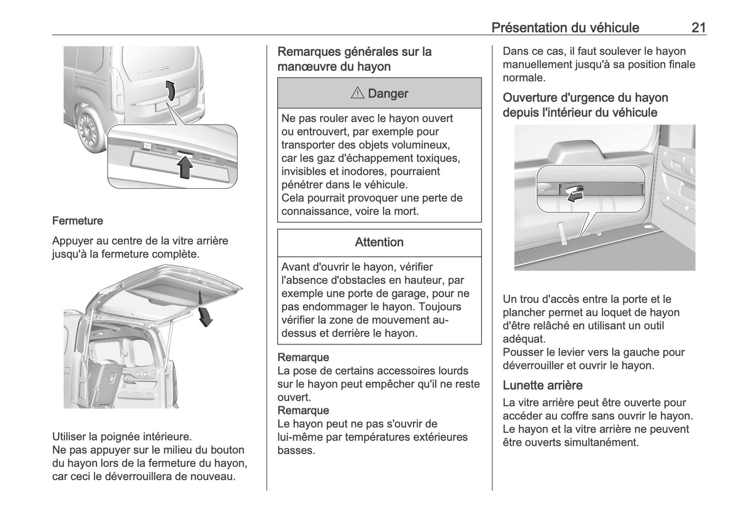 2025 Opel Combo Manuel du propriétaire | Français
