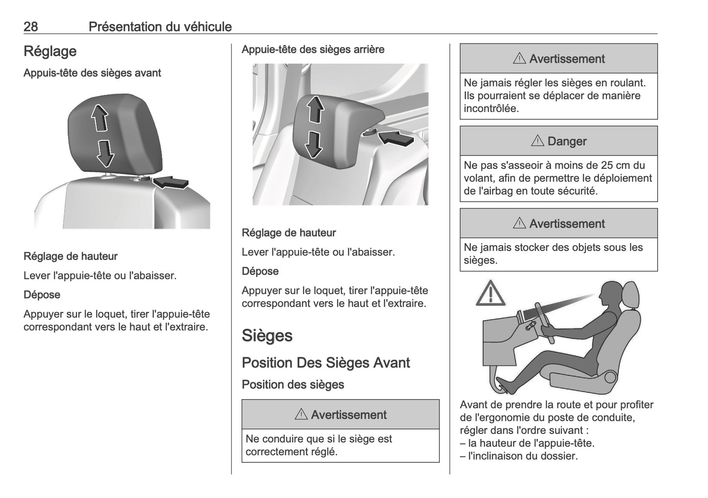 2025 Opel Combo Manuel du propriétaire | Français