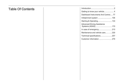 2025 Opel Combo Owner's Manual | English