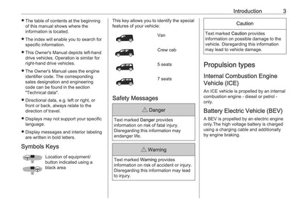 2025 Opel Combo Owner's Manual | English