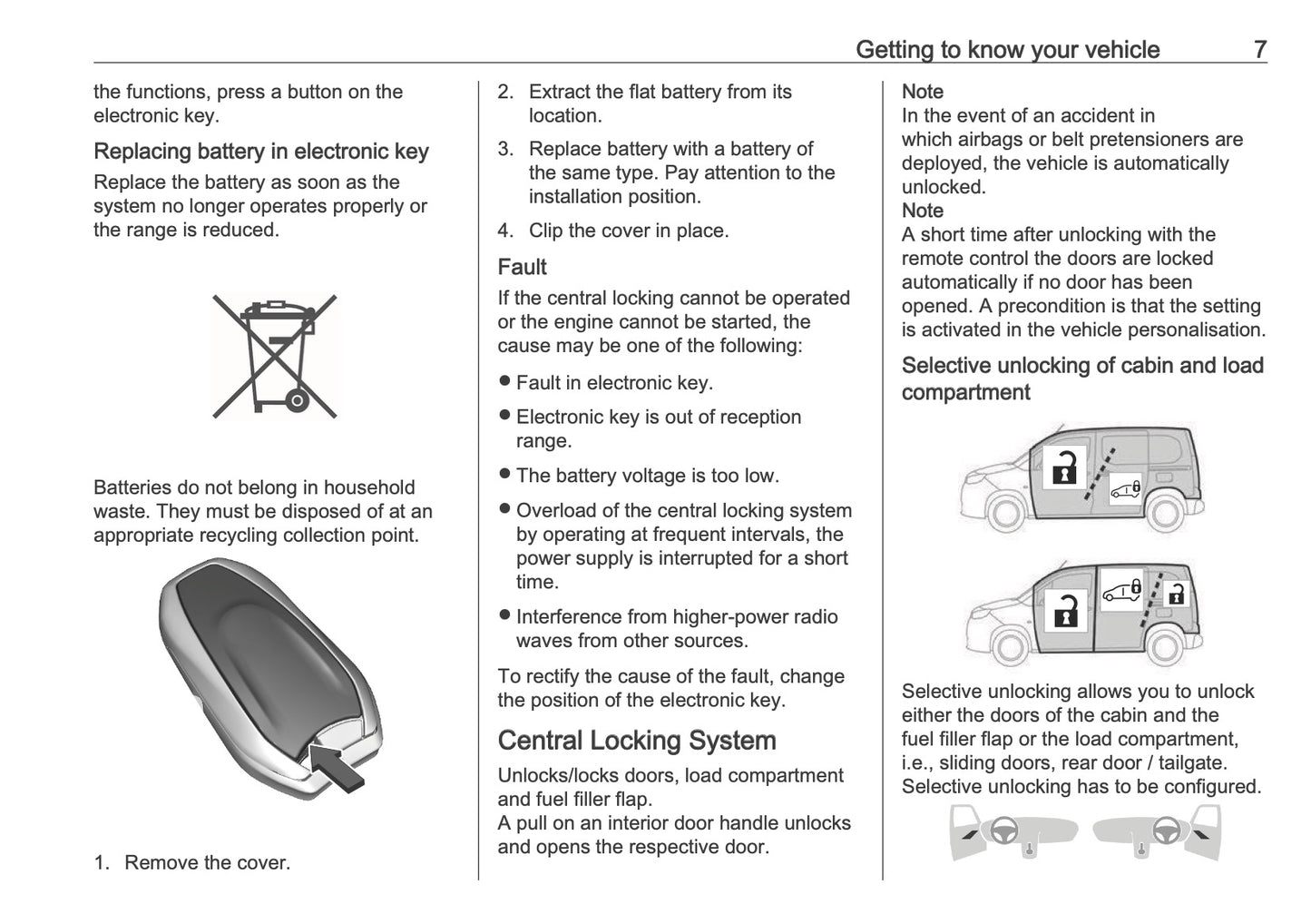 2025 Opel Combo Owner's Manual | English