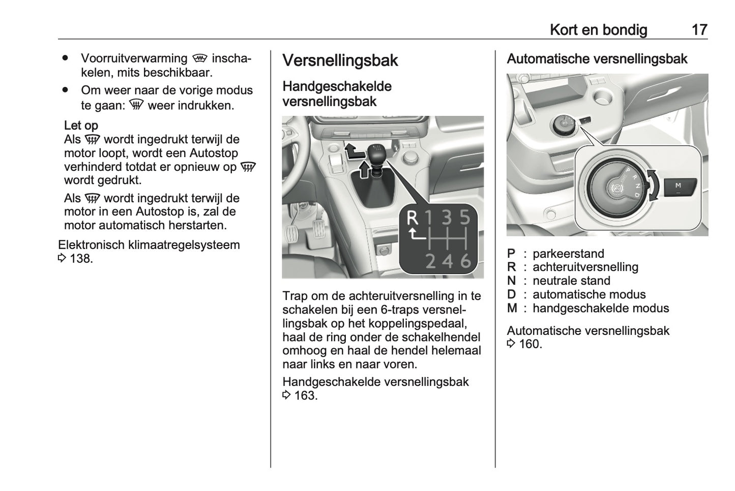 2021 Opel Combo Owner's Manual | Dutch