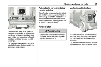2021 Opel Combo Owner's Manual | Dutch