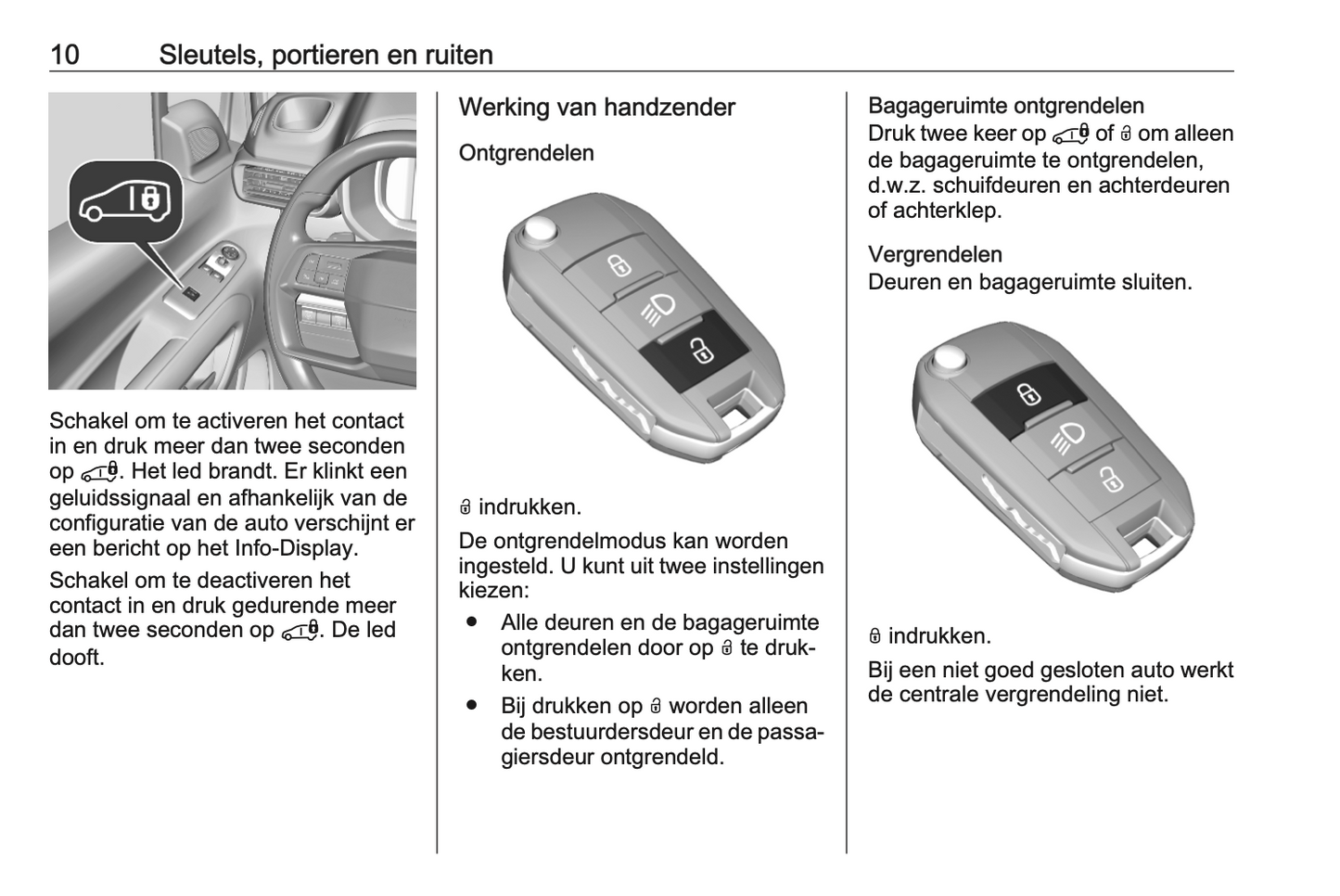 2024 Opel Combo Owner's Manual | Dutch