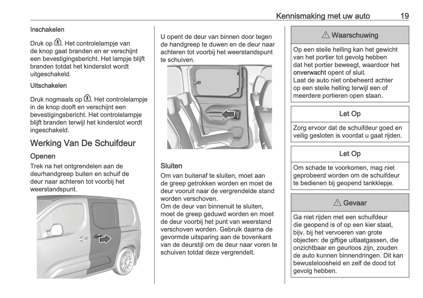 2025 Opel Combo Gebruikershandleiding | Nederlands