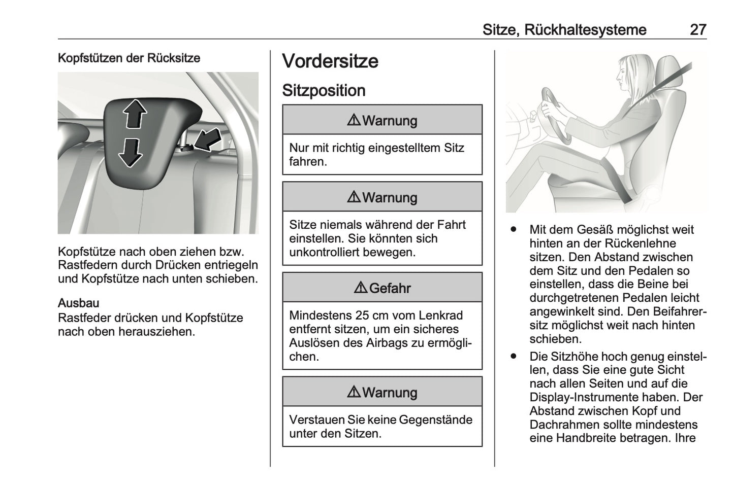 2023-2025 Opel Corsa Owner's Manual | German