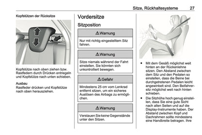 2023-2025 Opel Corsa Owner's Manual | German