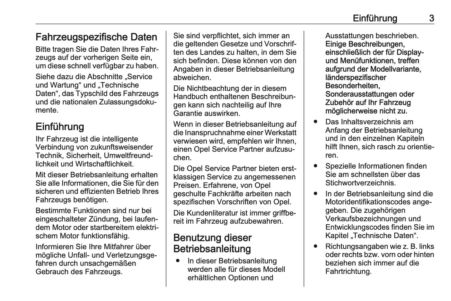 2023-2025 Opel Corsa Owner's Manual | German