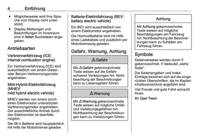 2023-2025 Opel Corsa Owner's Manual | German